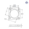 MMCINT1080-Mangus-V3-V4-V5-Intake-Manifold-Billet-Adaptor-Flange-82mm-Bosch-Throttle-Body