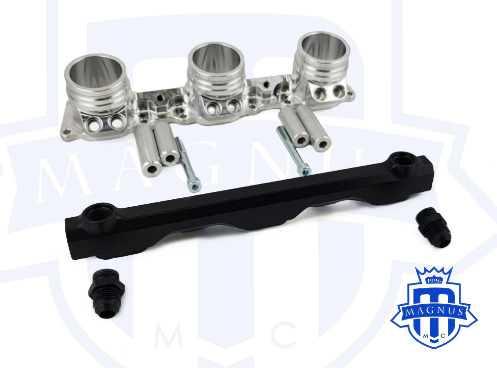 MMCINT5000_MAGNUS_PORSCHE_996_997_DUAL_INJECTOR_LOWER_INTAKE_MANIFOLD_WITH_FUEL_RAIL_SPACER_OPTION_TALL_SHORT
