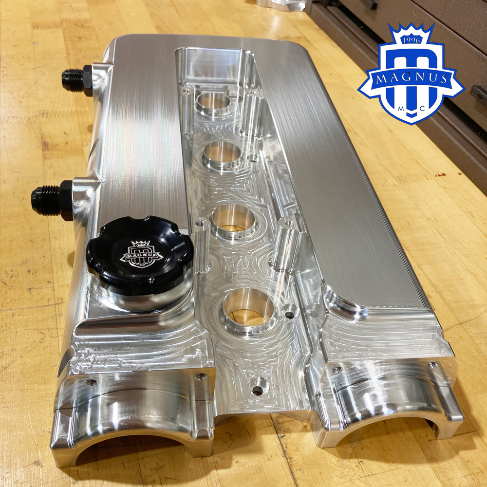Magnus 4G63 Evo 89 Billet Dry Sump Valve Cover Magnus Motorsports
