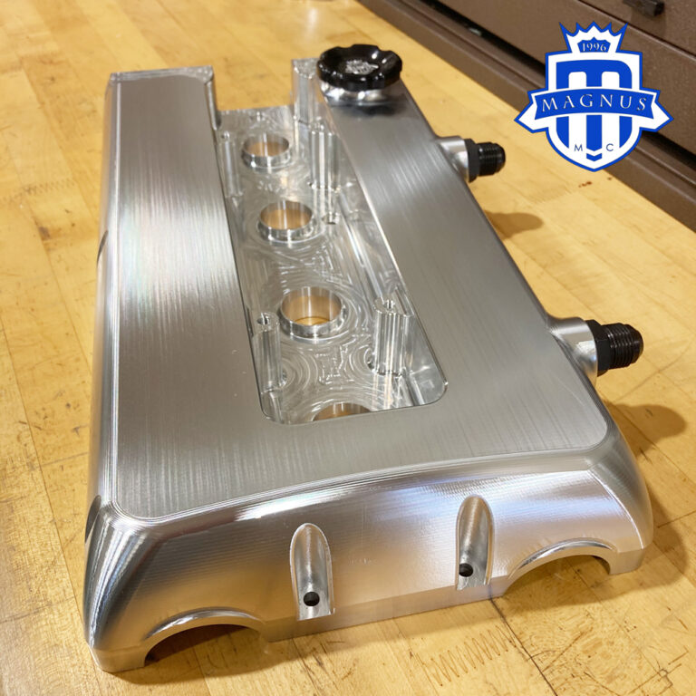 Magnus 4G63 Evo 49 Billet Valve Cover for Dry Sump or w/ Oil Cap