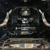 MMCENG5000-03 GTR R35 VR38 RWD Dry Sump Kit 4 Stage Drag kit mechanical fuel pump Drag tank time attack rally drift street installed under side view hoses