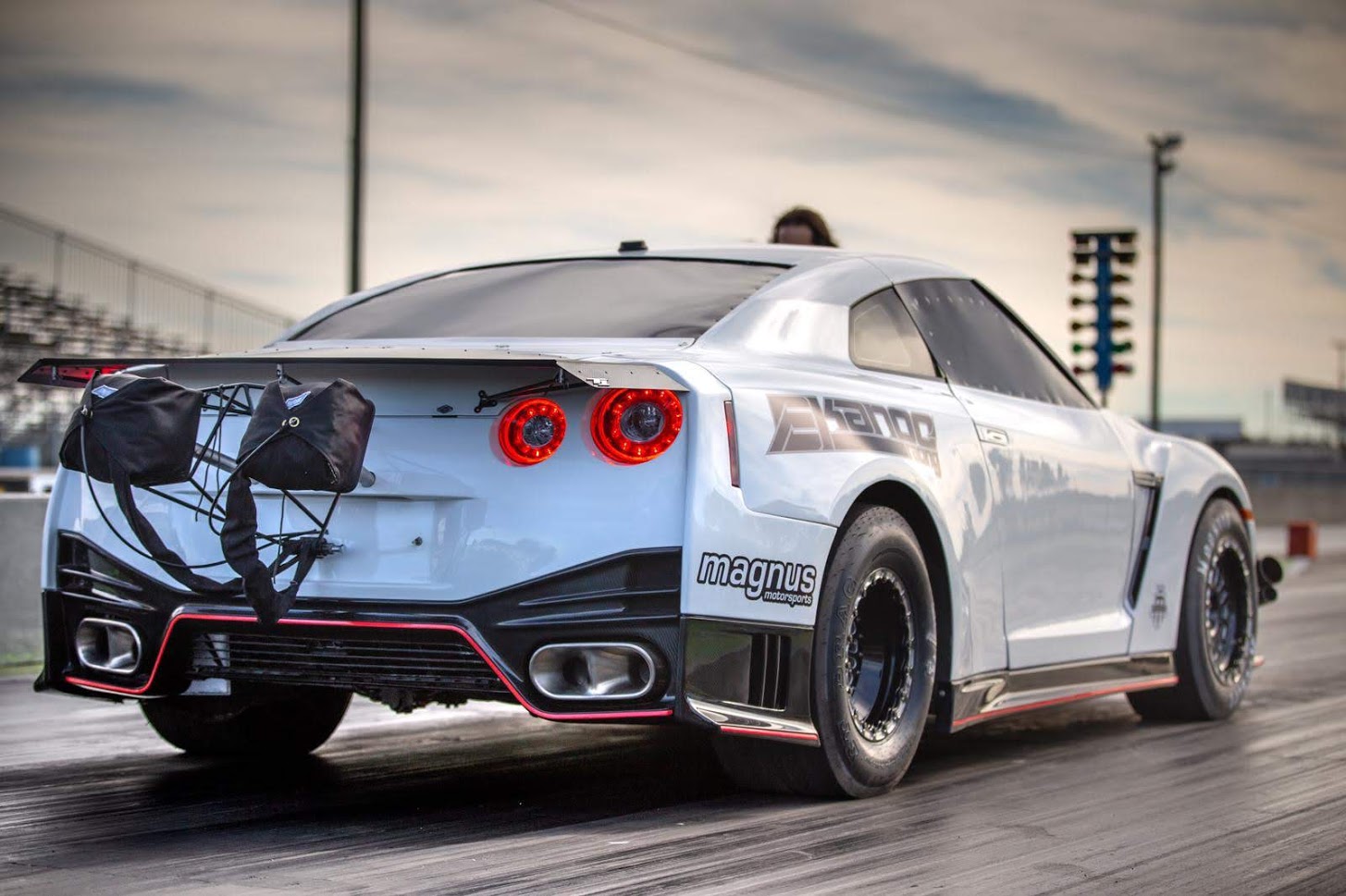 Magnus Ekanoo Drag Race World Record GTR launch