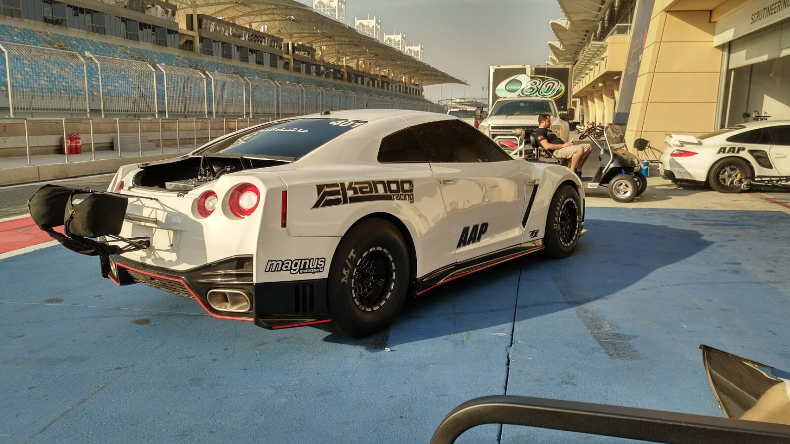 Ekanoo T1 Magnus Motorsports White R35 VR38 GTR World Record Holder Fastest Quarter Mile