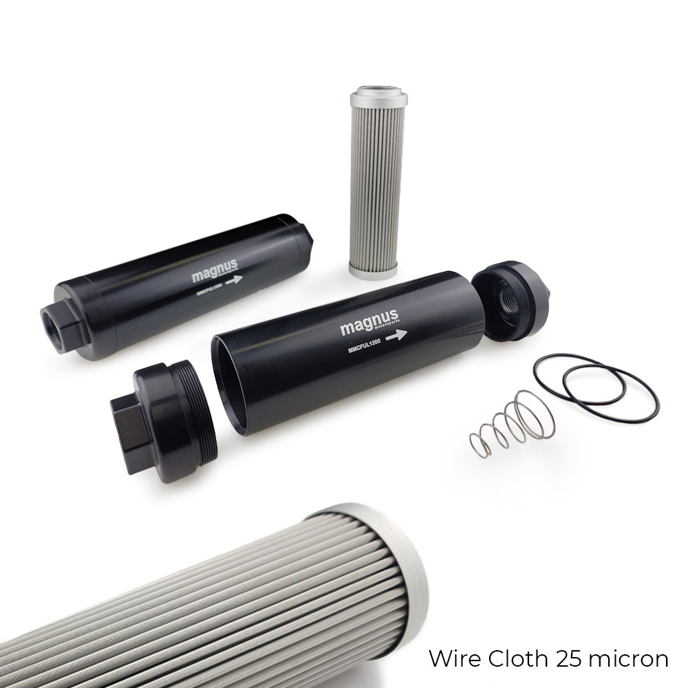 Magnus-Motorsports-25-Micron-Wire-Cloth-Pre-Filter-for-Mechanical-Fuel-Pump-and-Injector-Dynamics