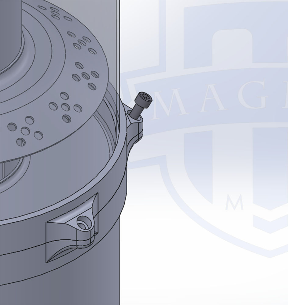 Magnus Dry Sump Tank 7″ diameter 11 Liter / 3 Gallon capacity - Image 4