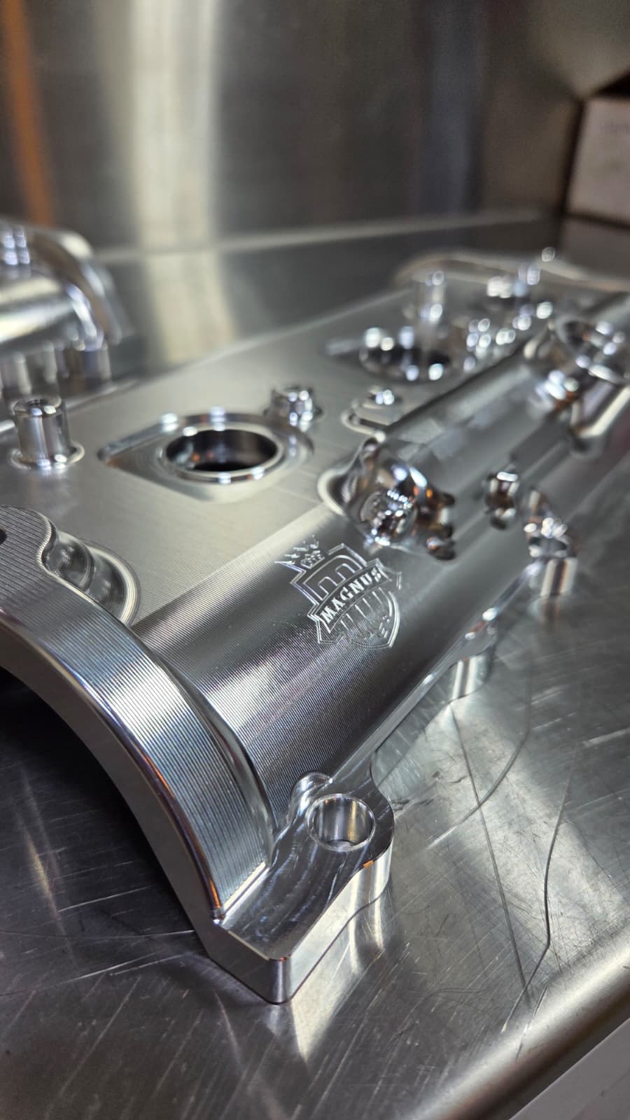 Magnus GTR Billet Valve Cover with -12 Breather Ports for GTR VR38 R35 - Image 5